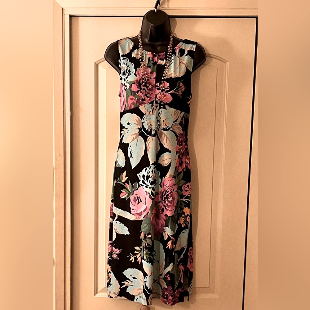 RARE Vintage BCBG Exclusively for Nordstrom-Hawaiian Print Dress